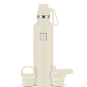 Garrafa de água IRON °FLASK Camping Hiking 700 ml de creme de caxemira