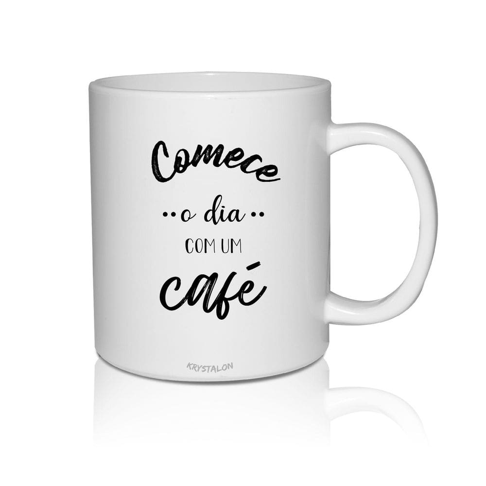 Kit 2 Canecas Brancas Personalizadas Para Home Office Dia