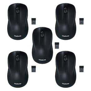 Mouse Sem Fio Intelbras MSI50 1200DPI Preto - 5 Unidades