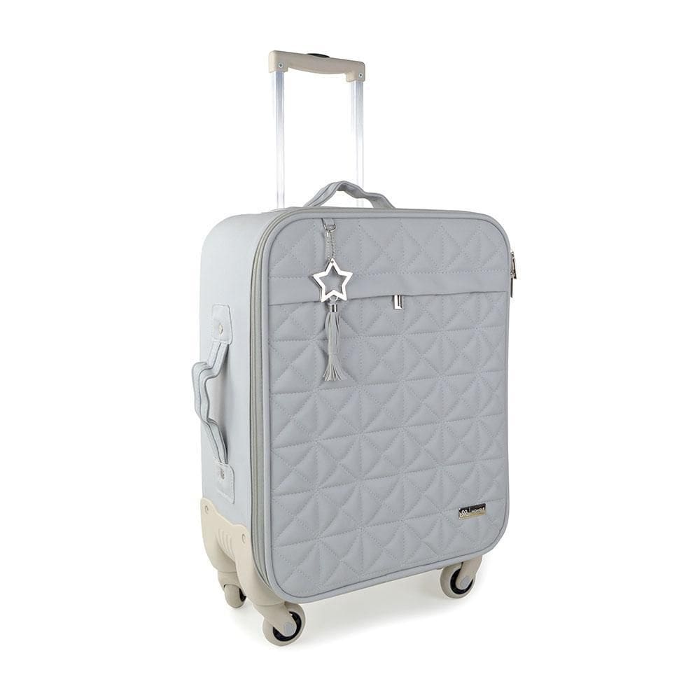 Mala De Viagem Bebê Momole João Rodinha 360 Cinza Mb2021700J