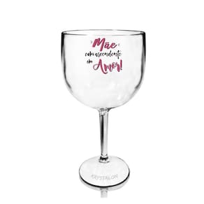 Taça Gin Acrílico Personalizada Para Dia Das Mães Ascendente