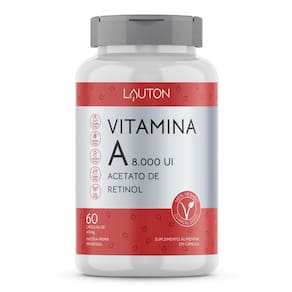 Vitamina A 8000Ui Por Caps - 60 Caps/ 1 Ao Dia