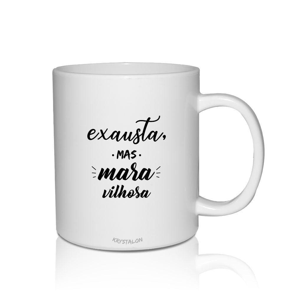 Caneca Branca Personalizada Para Home Office Mara Vilhosa