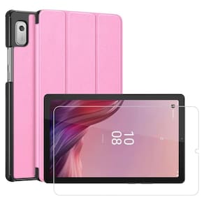Capa Couro + Película Vidro Para Lenovo Tab M9 - 9 Tb-310Xu
