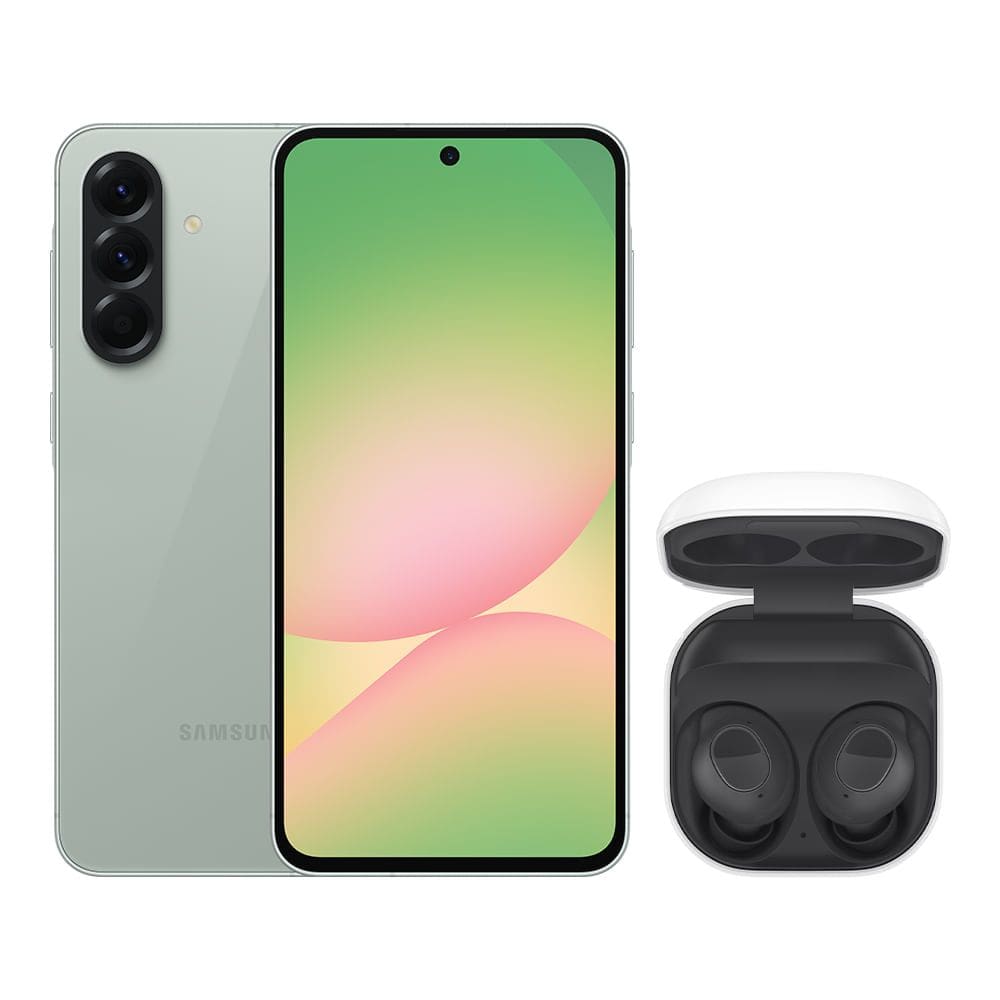 A56 5G (128GB) - Verde + Galaxy Buds FE - Grafite