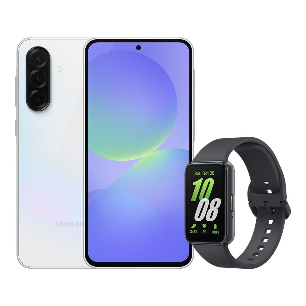 A36 5G (128GB) - Branco + Galaxy Fit3 - Grafite