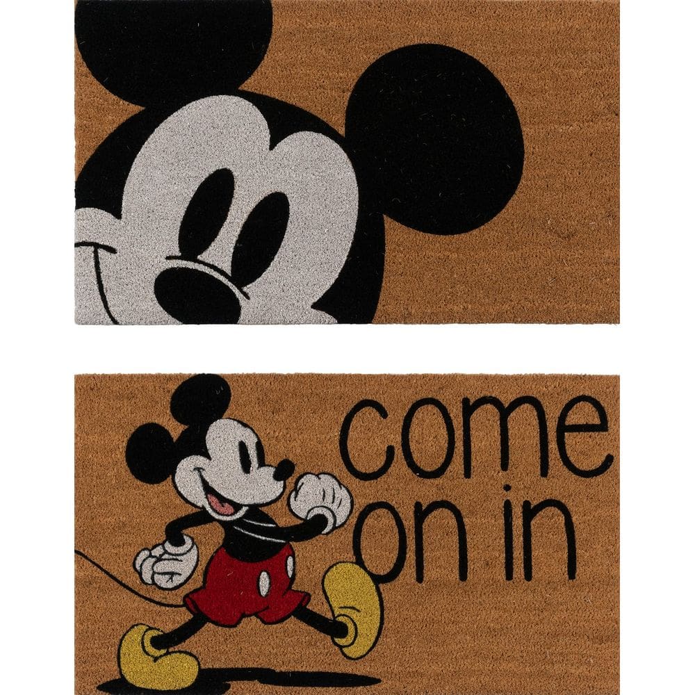 Capacho Gertmenian Disney Mickey Mouse Coir 2x3 Welcome Mouse