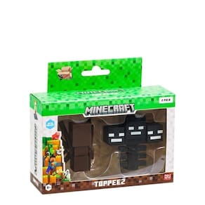 Kit Pack Brinquedo 2 Bonecos Ação Minecraft 3D Colecionáveis