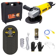 Esmerilhadeira Navalha Angular 600w 9.500rpm com 10 Discos de Corte Fino + Kit de Alta Performance - Titanium