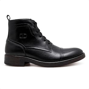 Bota de Couro Democrata Masculina Garage Dust Cano Médio 626102