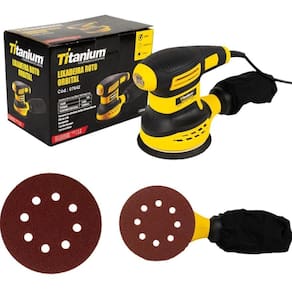 Lixadeira Orbital Rotaiva 125mm 250W Titanium
