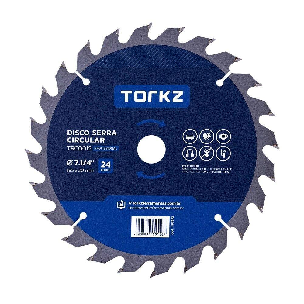 Disco de Serra Circular Torkz TRC0015, 7. 1/4&quot; - 24 Dentes