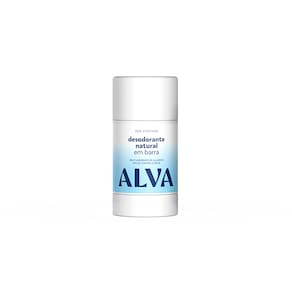 Desodorante Natural Alva em Barra Sem Perfume Vegano 55g