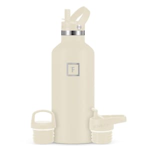Garrafa de água IRON °FLASK Camping Hiking 950 ml com 3 tampas