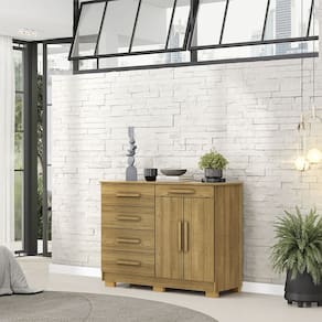 Cômoda Sapateira Sirius Nature Vila Rica