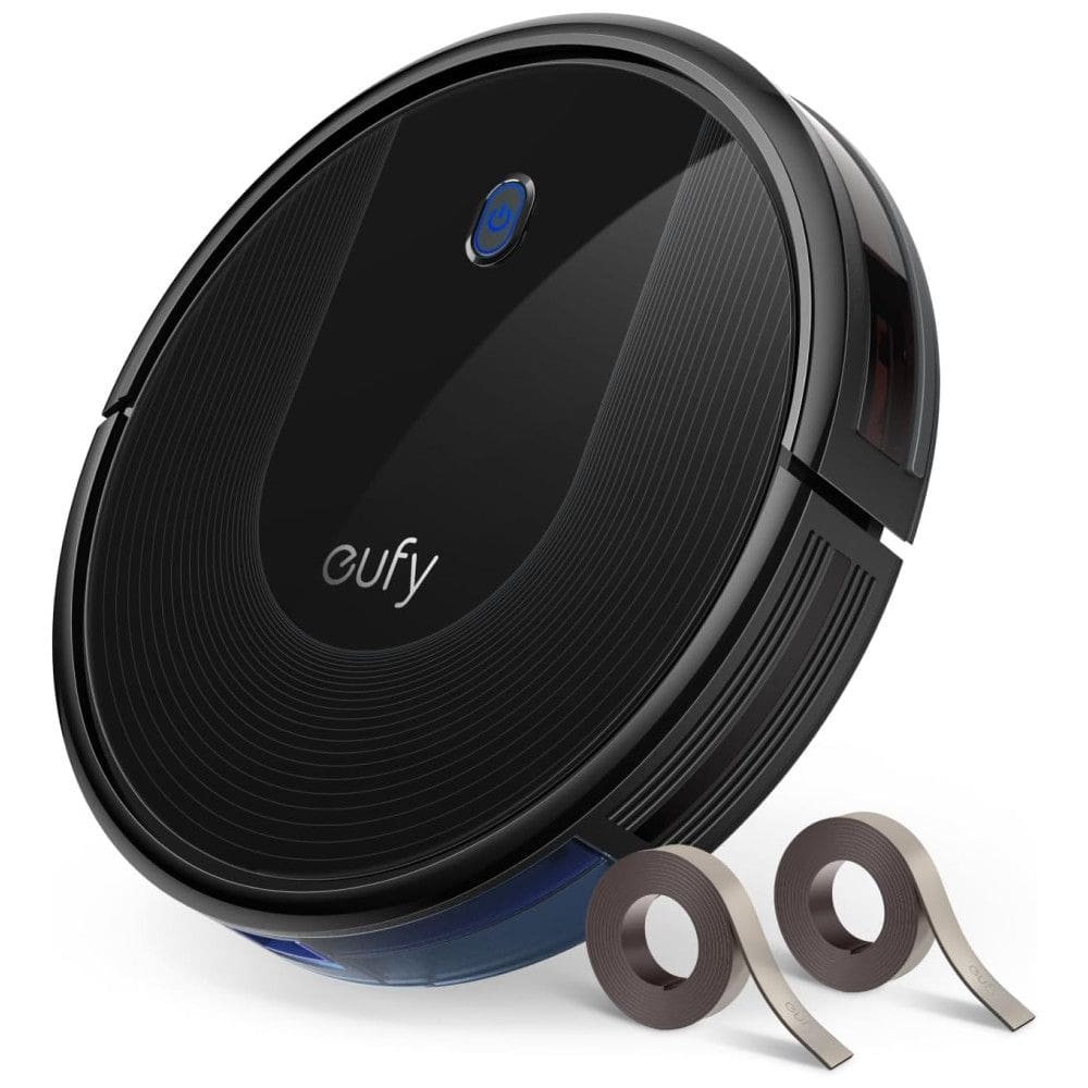 Aspirador de Pó Robô BoostIQ, com auto carregamento, ultra silencioso, multifunção, preto, 110v, EUFY AK T2116111, Preto