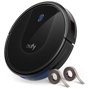 Aspirador de Pó Robô BoostIQ, com auto carregamento, ultra silencioso, multifunção, preto, 110v, EUFY AK T2116111, Preto