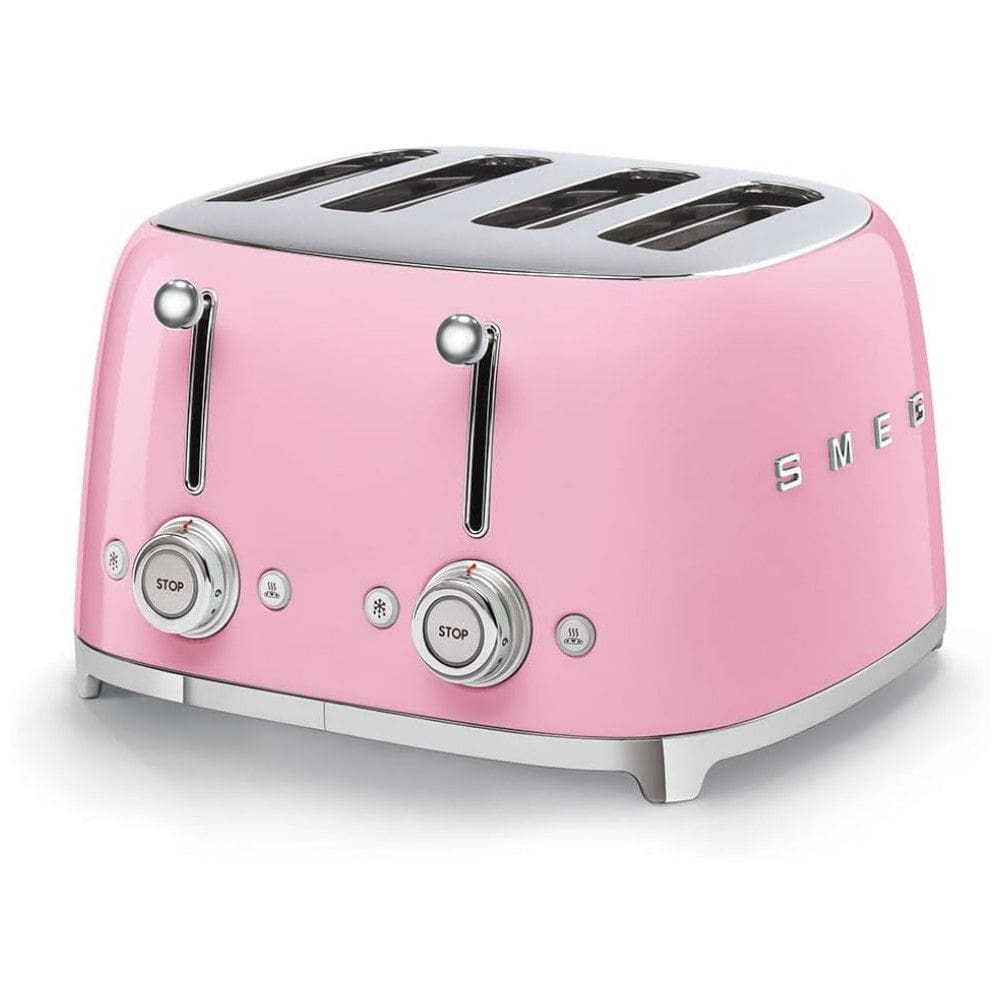 Torradeira 4 Slot, SMEG TSF03PKUS, Rosa