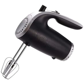 Batedeira de Mão com 5 Velocidades, Aço Inoxidável, 150W, 110v, BRENTWOOD HM 48B, Preto