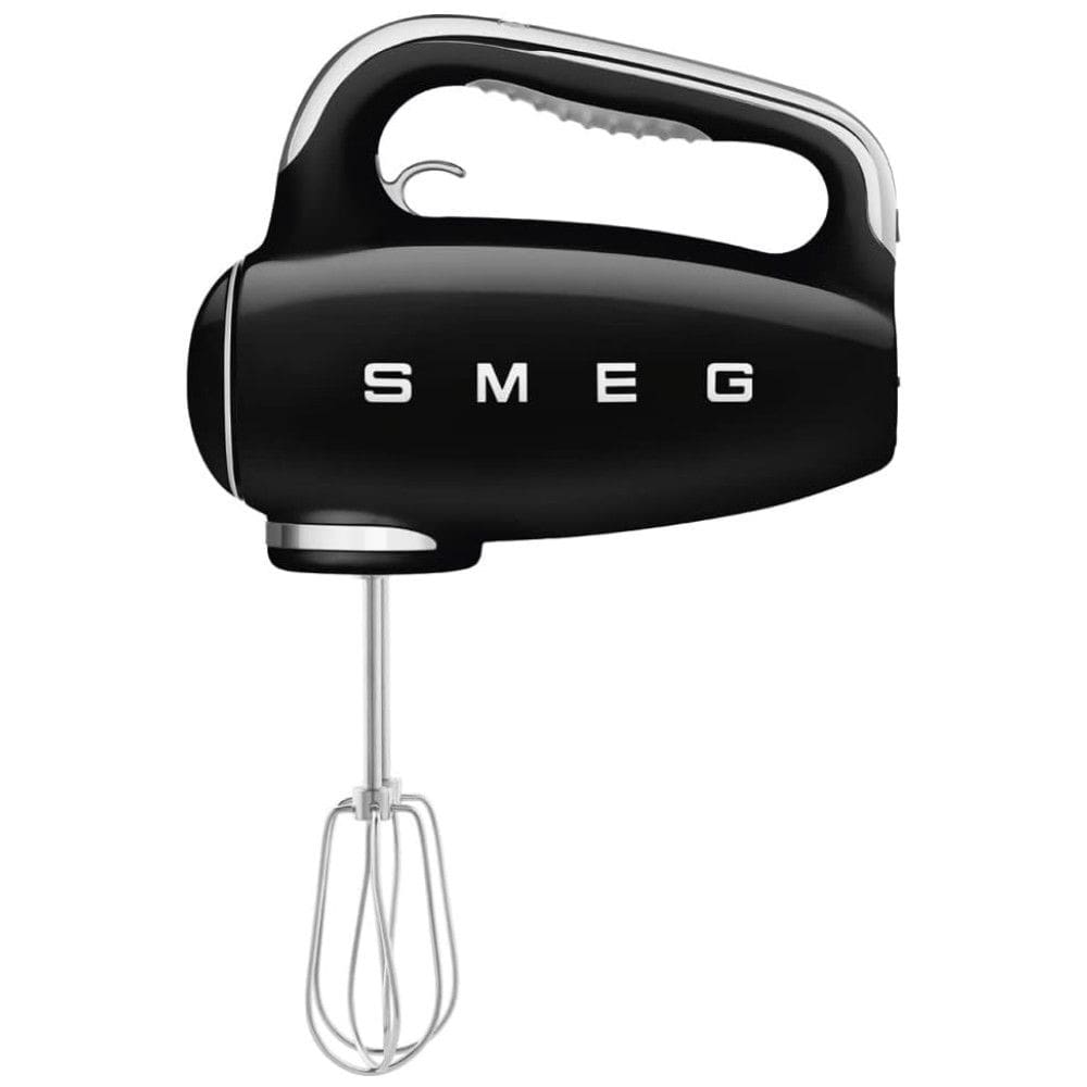 Batedeira de Mão com 9 Velocidades e Acessórios de Aço Inox, 2200W, 110v, SMEG HMF01, Preto