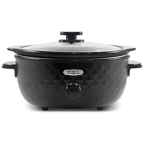 Panela Elétrica Multifuncional 6L, Aço Inoxidável com Controle de Temperatura, 110V, ELITE GOURMET MST1234BX, Preto
