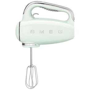 Batedeira de Mão com 9 Velocidades e Acessórios de Aço Inox, 220W, 110v, SMEG HMF01, Verde