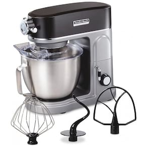 Batedeira Planetária Elétrica Profissional 4.7L com 12 Velocidades Aço Inoxidável 450W, e, 110v, HAMILTON BEACH PROFESSIONAL 63240, Ciano