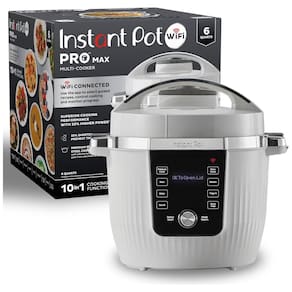 Panela de Arroz Instant Pot PRO Max Wi-Fi 10 em 1, Panela de Pressão, Lenta, Refoga, Vapor, Aquecer, Arroz, Iogurte, Sous Vide, Assar,