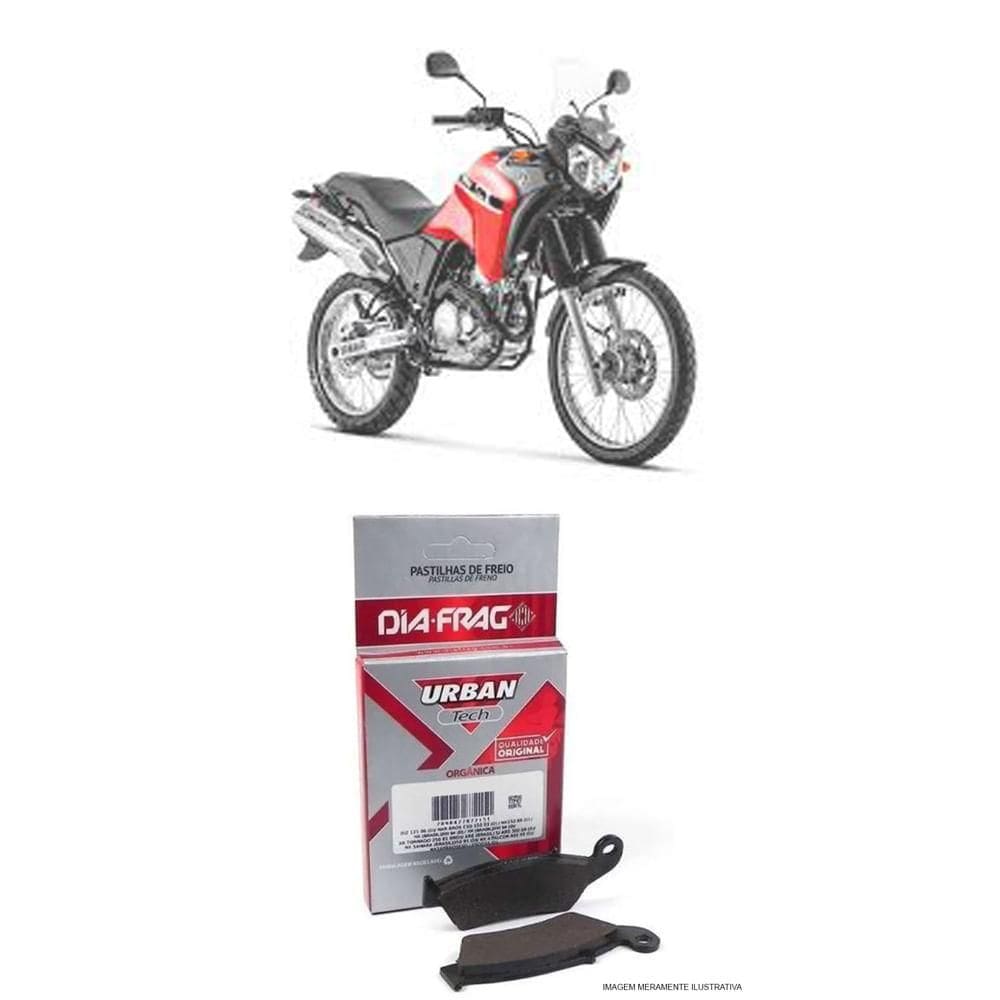 Pastilha Dianteira Dia-Frag XTZ 250 Ténéré 2016-20 DFP-20850