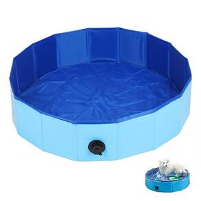 Piscina para Pet Cao Gato Cachorro Animal de Estimaçao Banheira Dobravel Dia Quente Verao