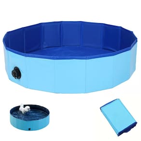 Piscina para Cachorro Gato Cao Pet Animais de Estimaçao Bebe Criança Dobravel Sol Verao Calor