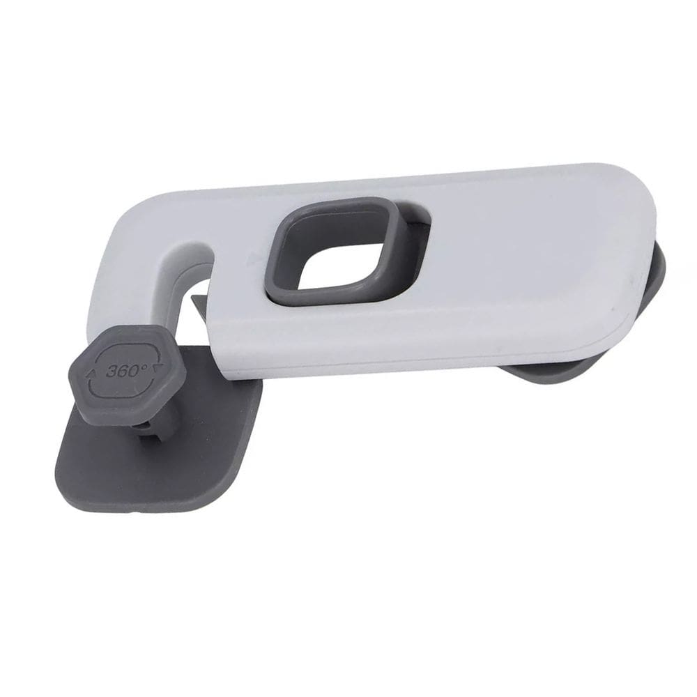 Fechadura Trava de Segurança Armario Gaveta Protege Bebe Criança Infantil Porta Janela Evita Acitente Multiuso Forte Resistente