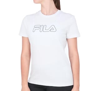 Camiseta Fila Basic Outline Branca