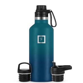 Garrafa de água IRON °FLASK Camping Hiking 950ml Dark Night