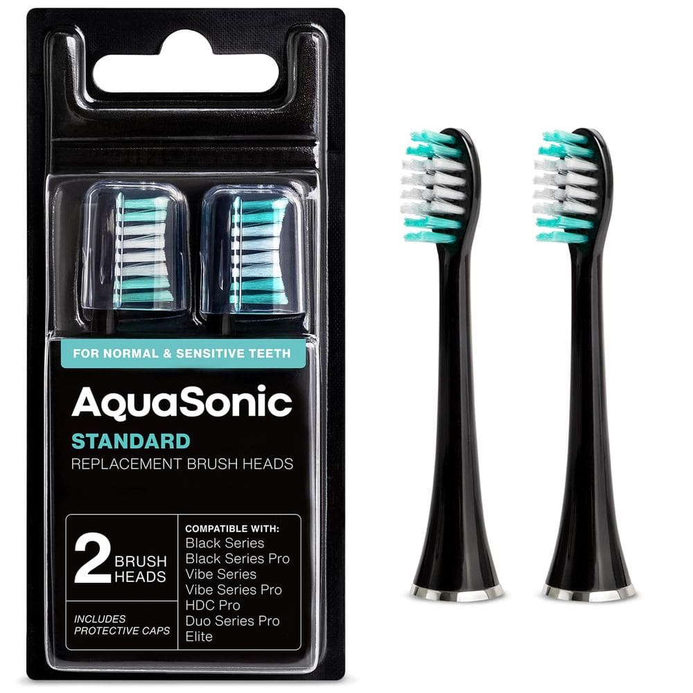 Cabeças de escova de reposição Aquasonic para dentes normais e sensíveis