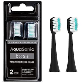 Cabeças de escova de reposição, escova de dentes Aquasonic Icon, 2 unidades
