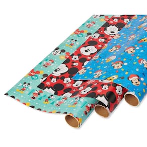 Papel de embrulho American Greetings Disney Christmas 105 ft²