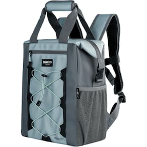 Mochila Cooler Igloo Snapdown Grey com capacidade para 18 latas