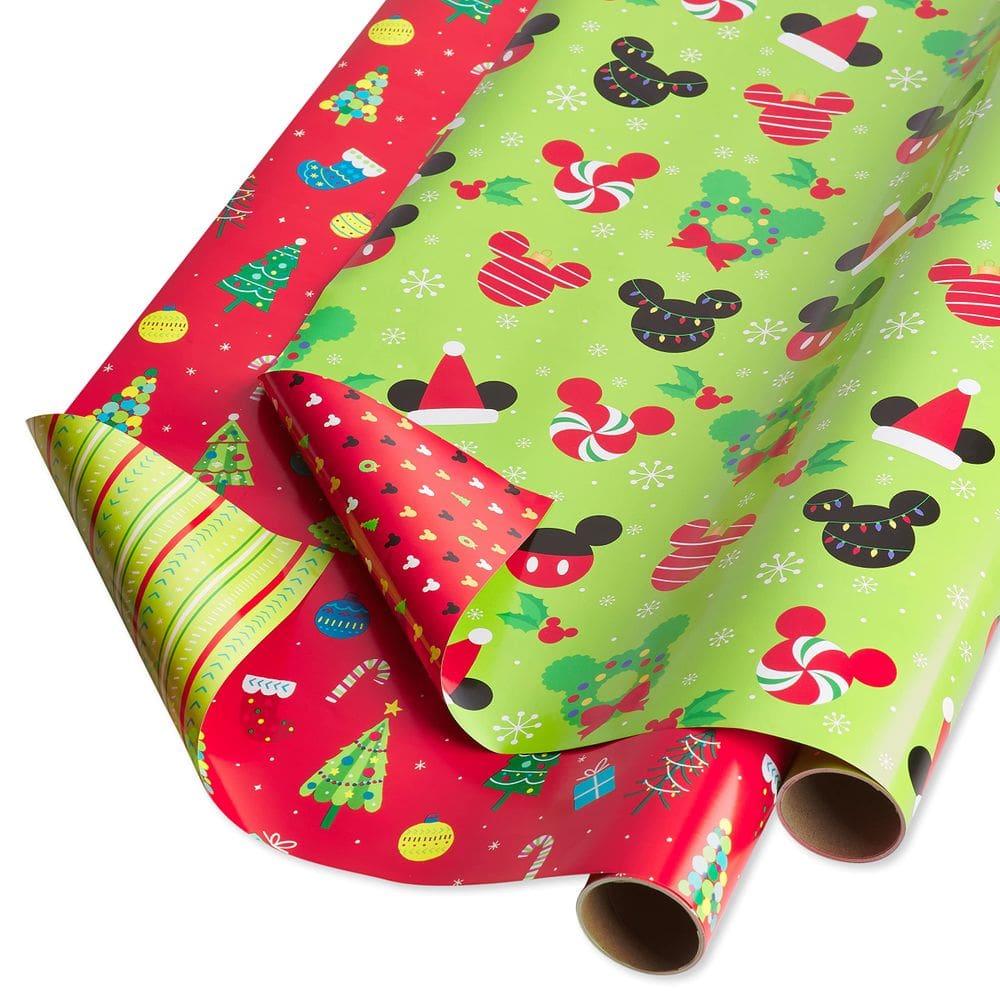 Papel de embrulho Papyrus Disney Christmas Mickey Mouse Kids