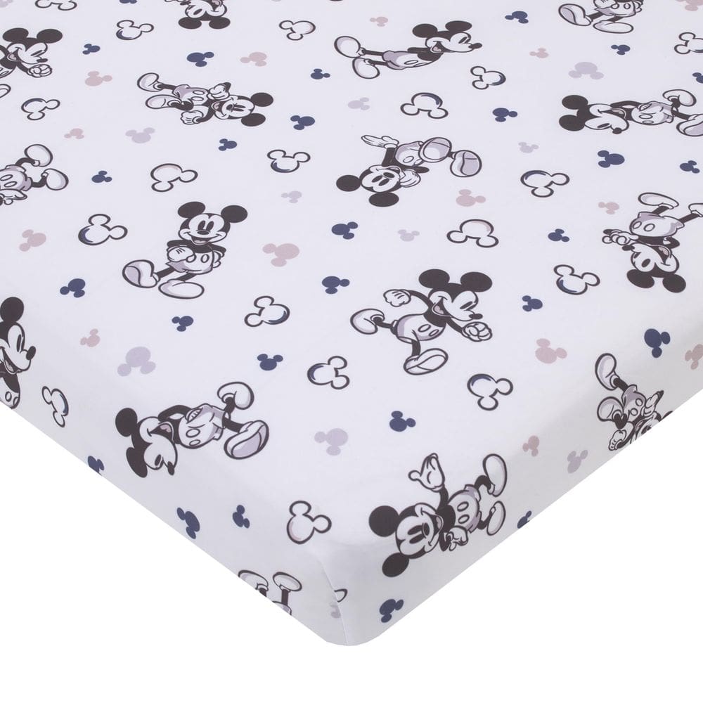 Lençol de berço NoJo Disney Mickey Mouse Super Soft Mini Berço