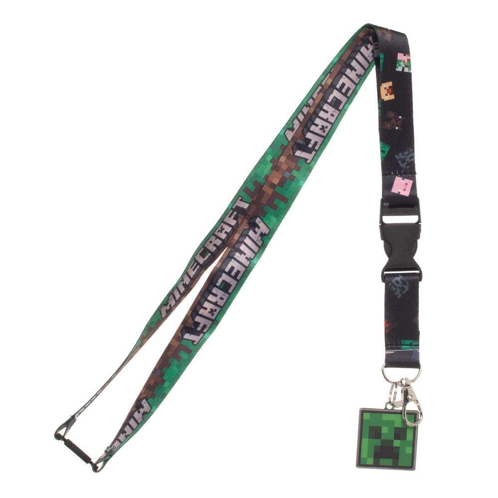 Cordão porta-crachá de identificação Minecraft Multi-Character Bioworld