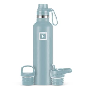 Garrafa de água IRON °FLASK Camping Hiking 700ml Elemental Grey