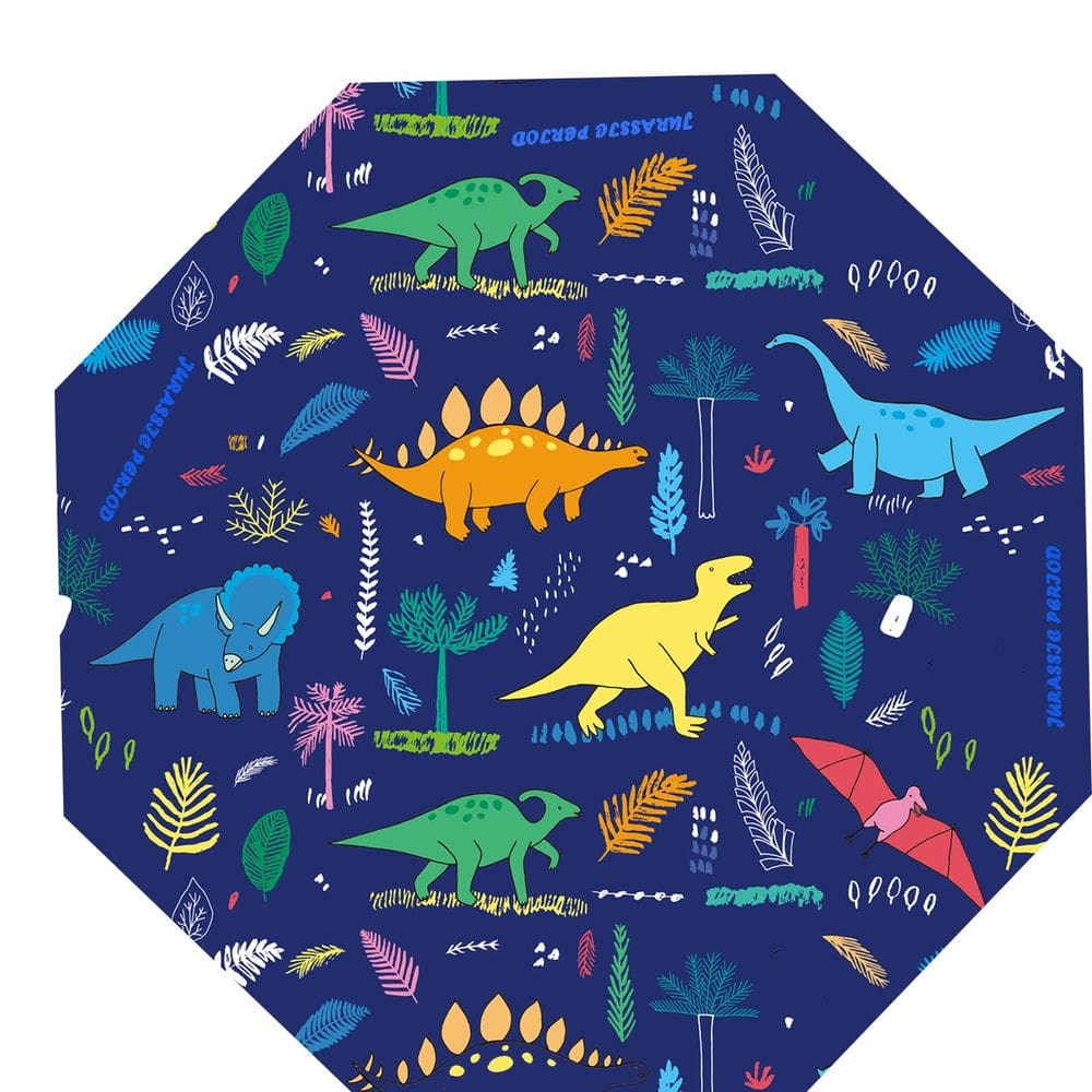 Guarda-chuva infantil MRTLLOA Jurassic Park 90 cm à prova de vento invertido