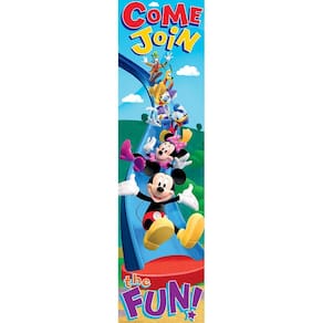 Banner de sala de aula Eureka Disney Mickey Mouse Clubhouse 30x114cm