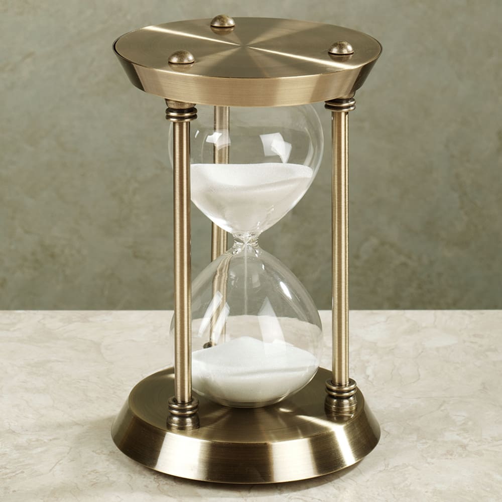Ampulheta Clássica Retrô 15 Minutos de Elegância Decorativa