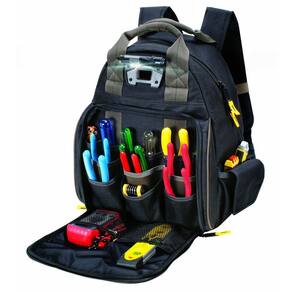 Mochila Custom Leathercraft L255 Tech Gear com 53 bolsos