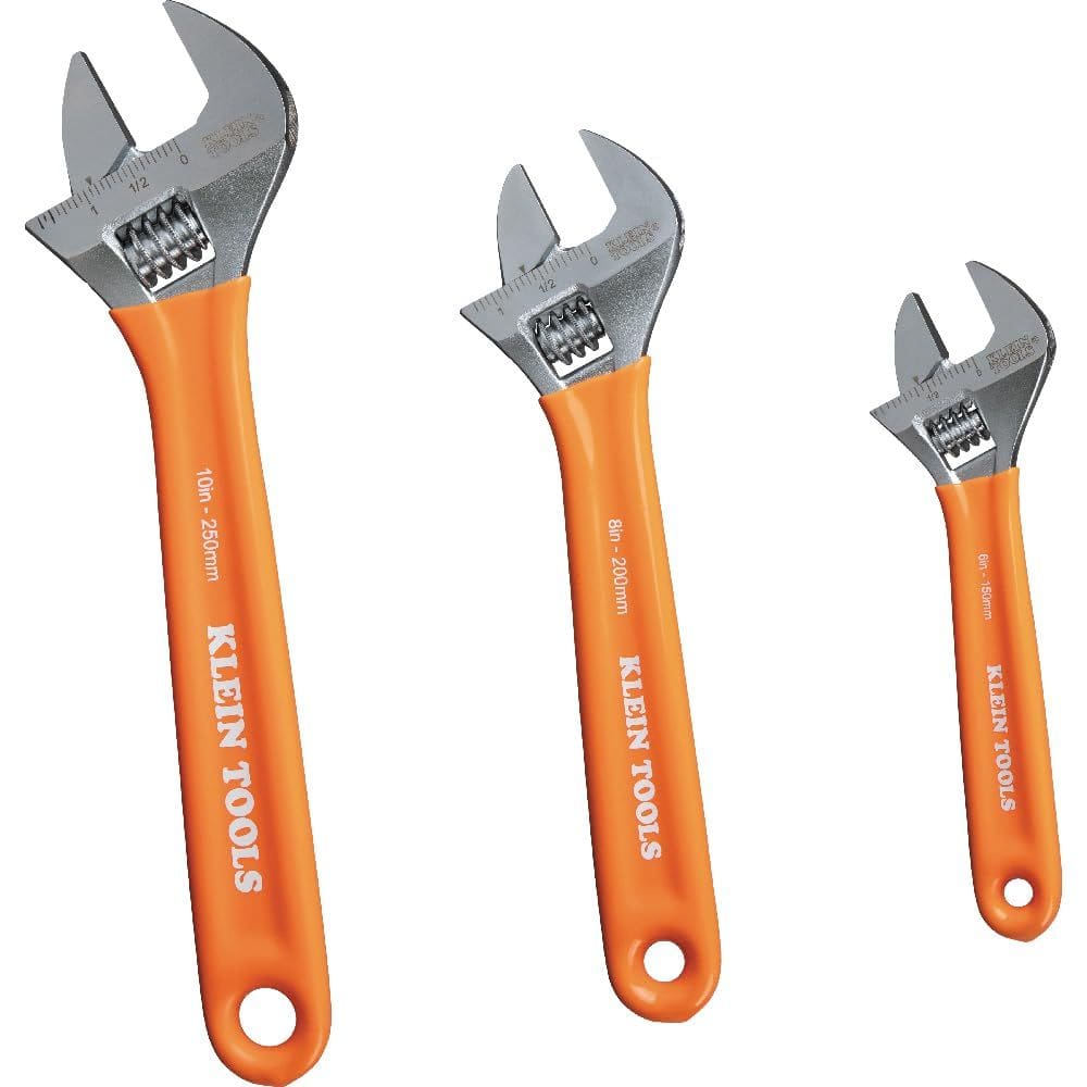 Conjunto de chaves ajustáveis Klein Tools D5073 Extra Capacity 3 peças