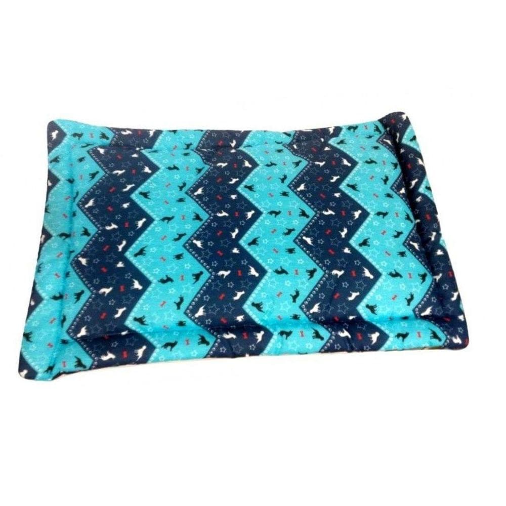 Colchonete Para Cães E Gatos Azul G 65 X 75 Cm