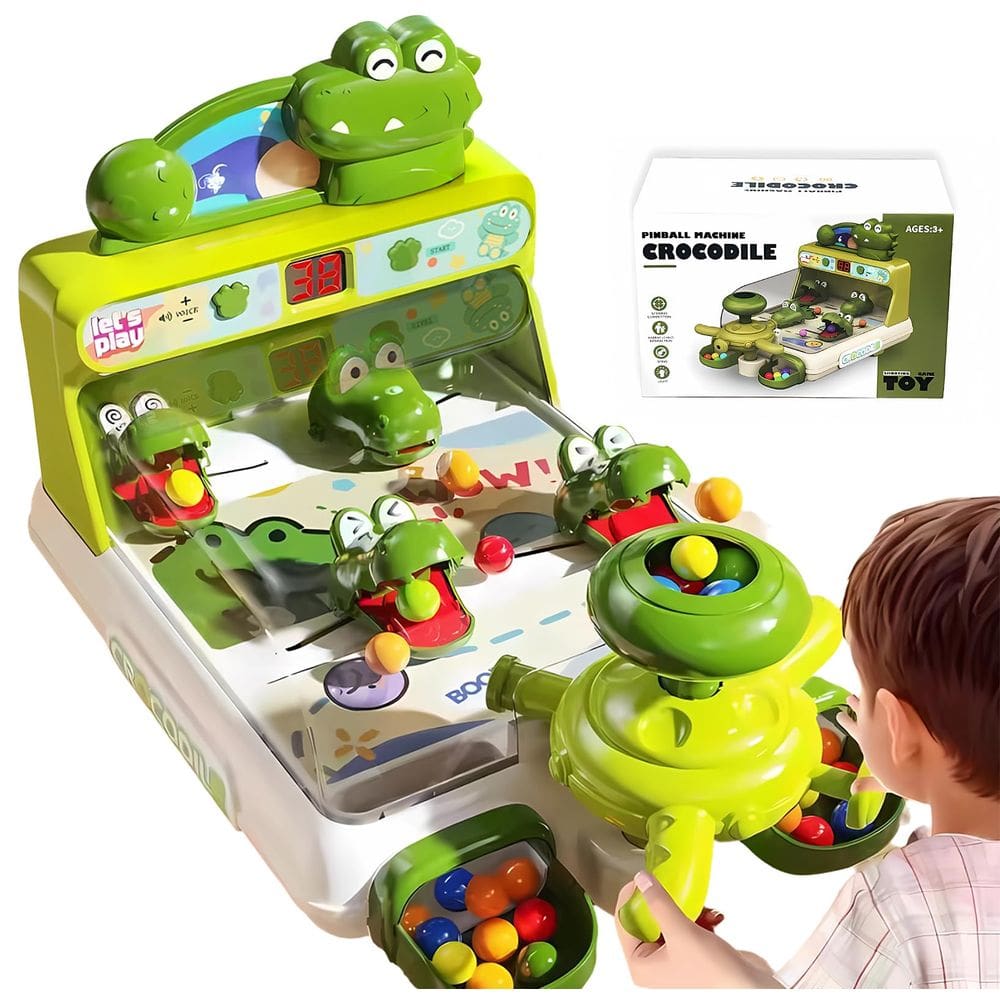 Máquina de pinball BLIVURIO Dinosaur Crocodile Kids 3-5 anos