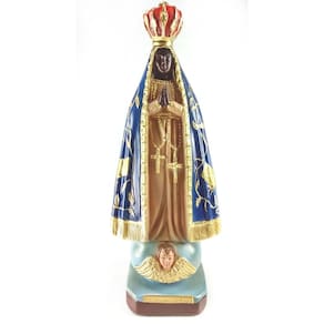 Imagem De Nossa Senhora Aparecida Gesso 30 Cm